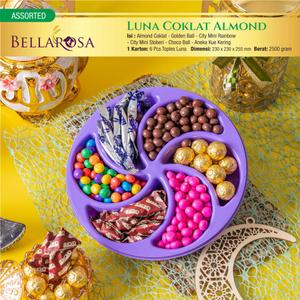 BellaRosa Luna Cokelat Almond @1pack