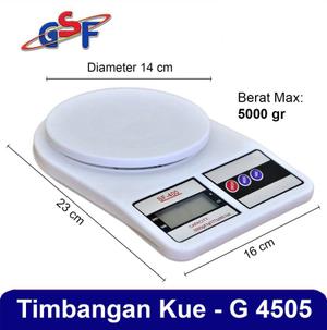 GSF Timbangan Kue 4505 5Kg