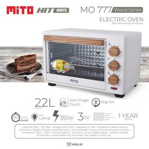 MITO Oven Listrik 22L Wood mo777