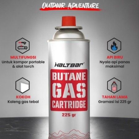 Gas Kaleng Haltbar 225g
