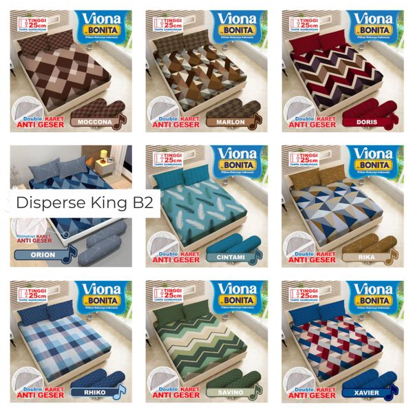 BN* Viona Sprei Disperse King-180 B2